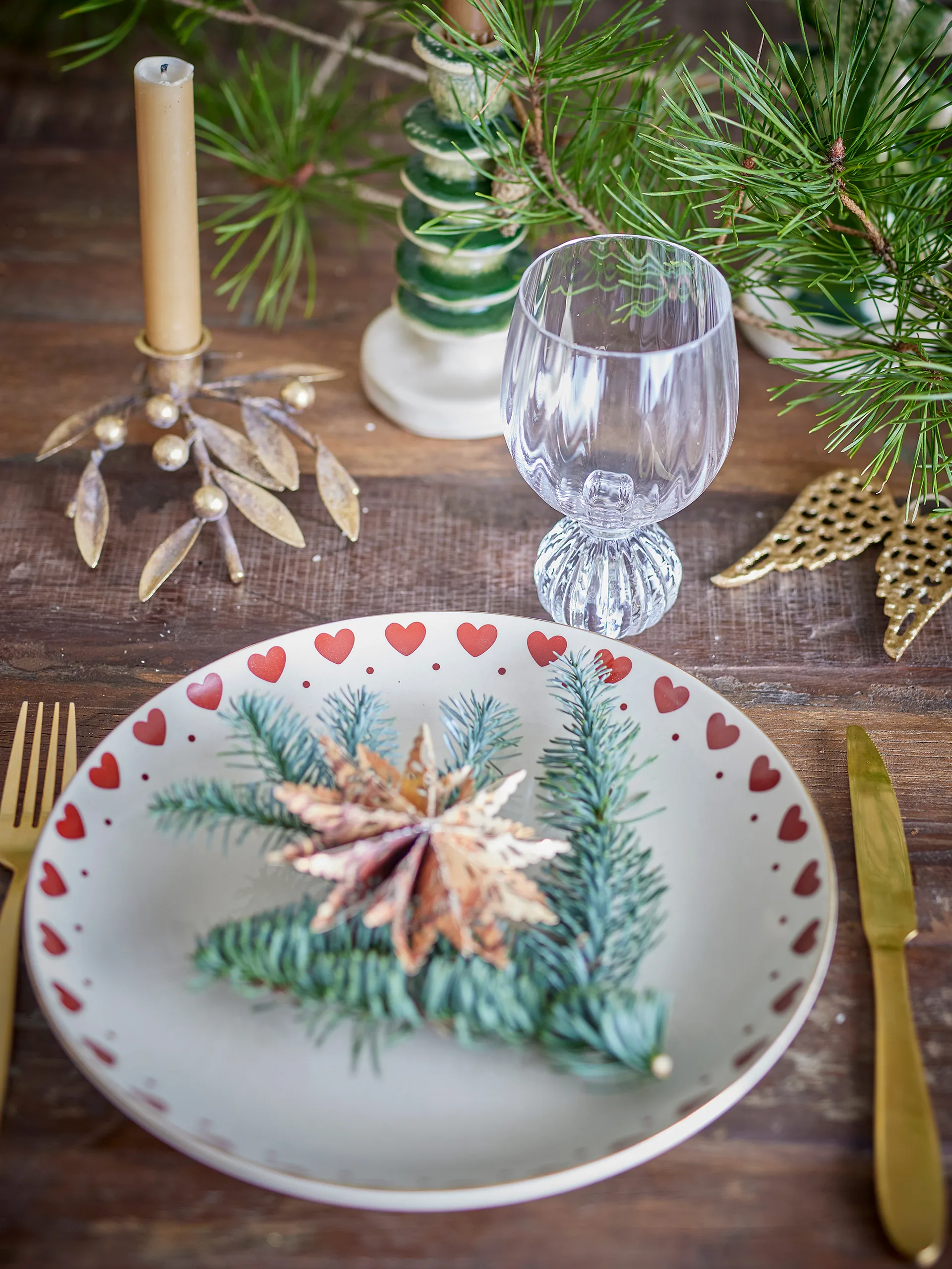 Jolly tallerken Ø26 cm, Rød Bloomingville