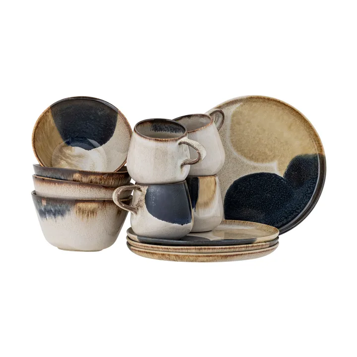 Jules frokostsett 12 deler - Grå - Bloomingville