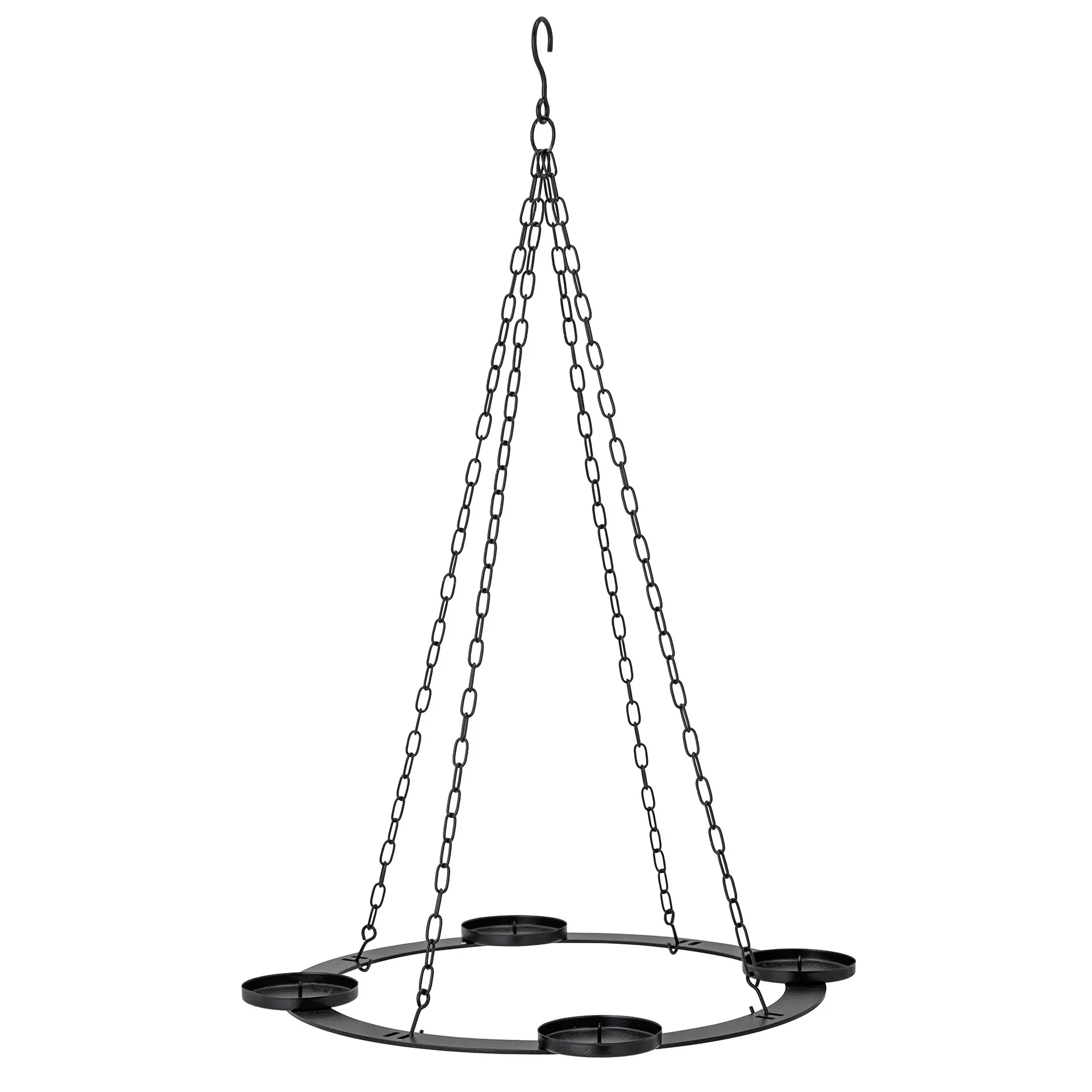 Jutta adventslysestake lysekrone Ø 40 cm, Sort Bloomingville