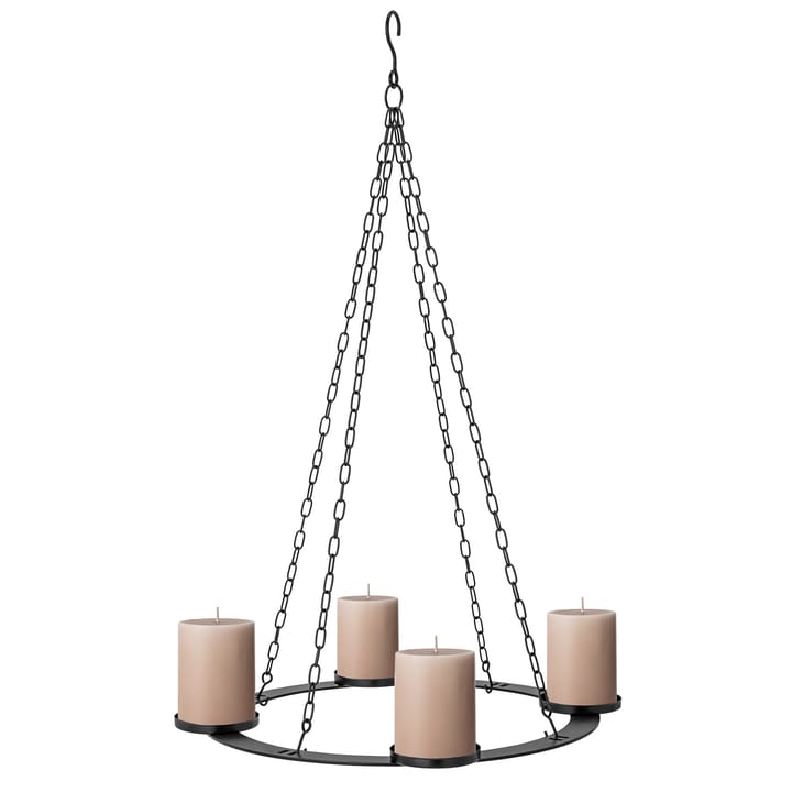 Jutta adventslysestake lysekrone Ø 40 cm, Sort Bloomingville
