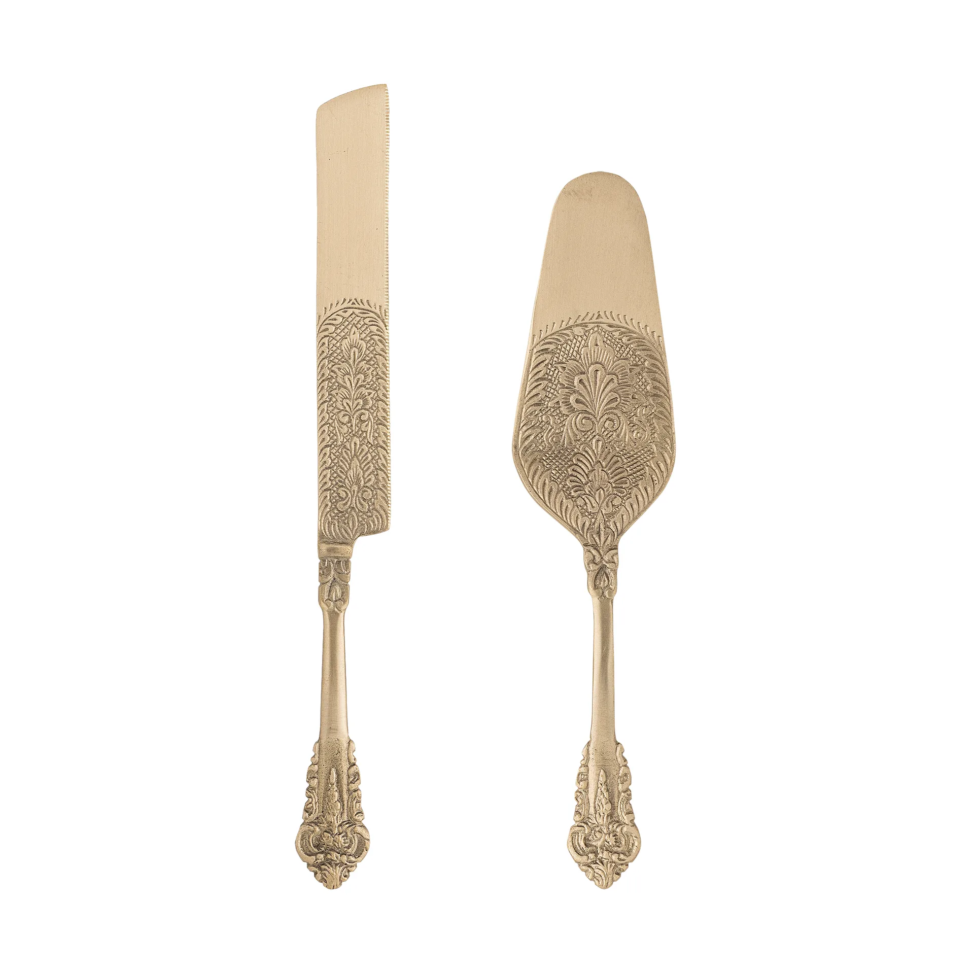 Kalima kakebestikk 2 deler, Messing Bloomingville