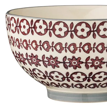 Karine bolle diameter 13,5 cm 2 deler grønn-rød - Bloomingville