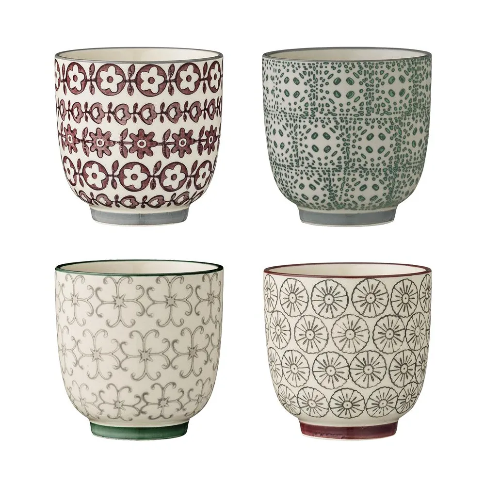 Karine kopp 4 deler 7 cm,  Bloomingville