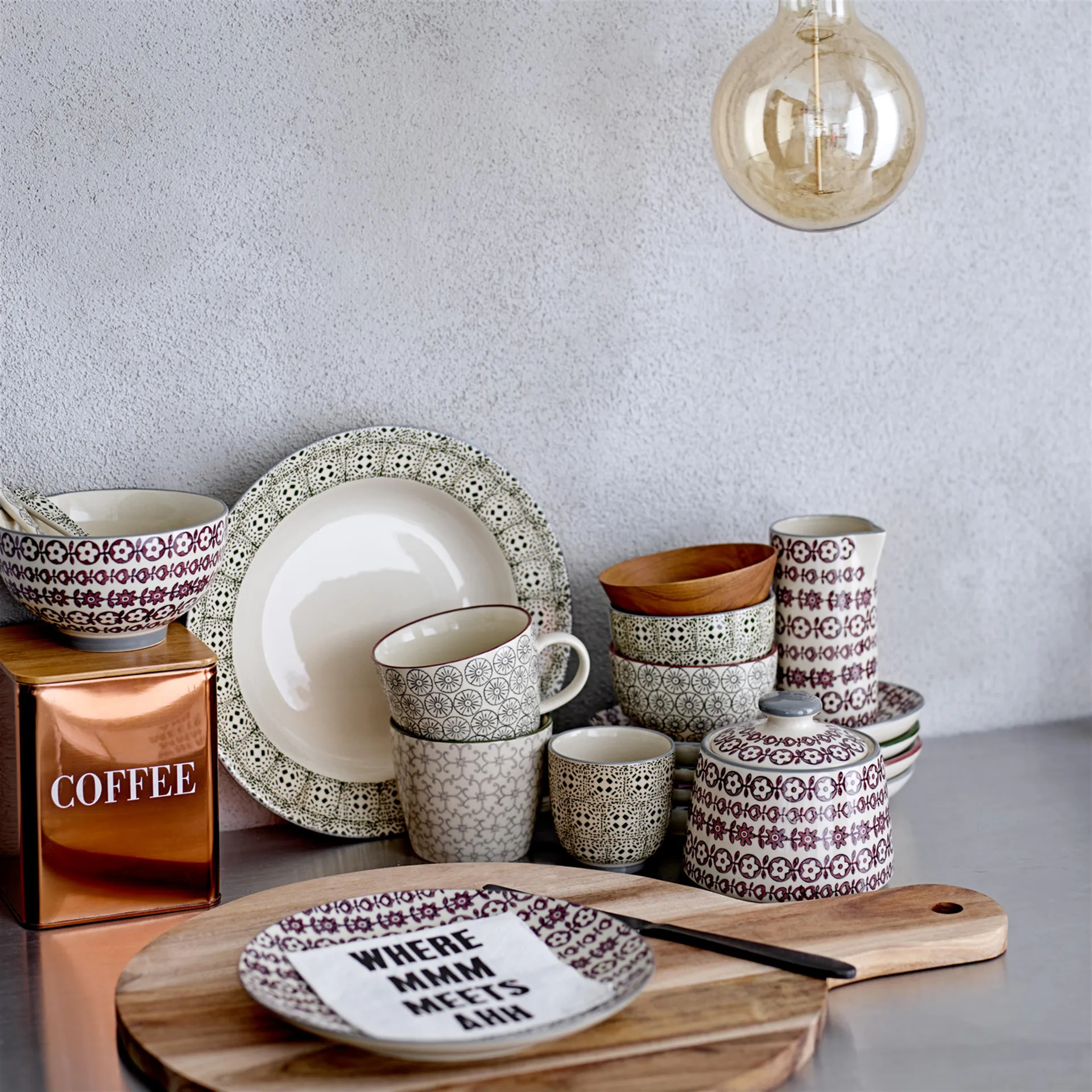 Karine krus 4 deler Ø 9,5 cm Bloomingville