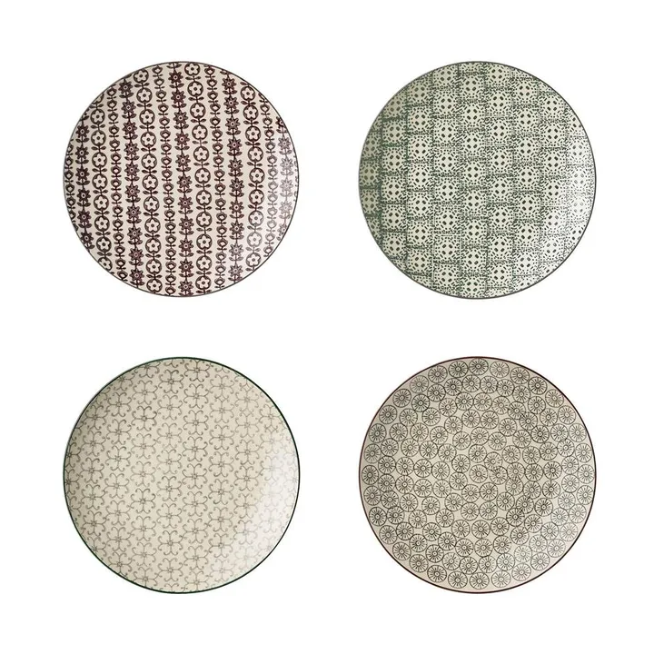 Karine tallerken 4 deler Diameter 20 cm - Bloomingville