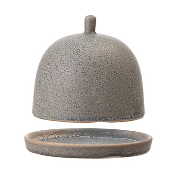 Kendra smørkupa keramikk - Grå - Bloomingville