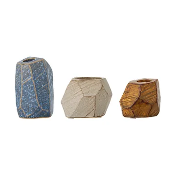 Kimber votiv & lyslykt 3-deler - Blå - Bloomingville