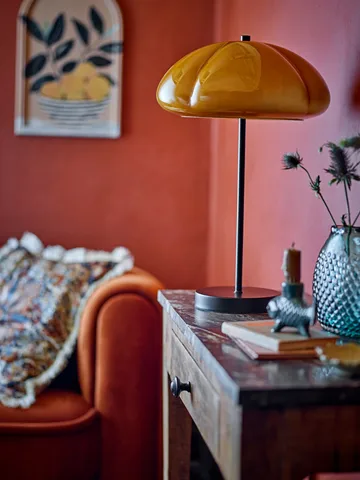 Kinoko bordlampe Ø30 cm - Gul - Bloomingville