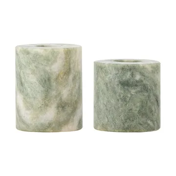 Kokoro lysestake 2 deler - Grønn marmor - Bloomingville