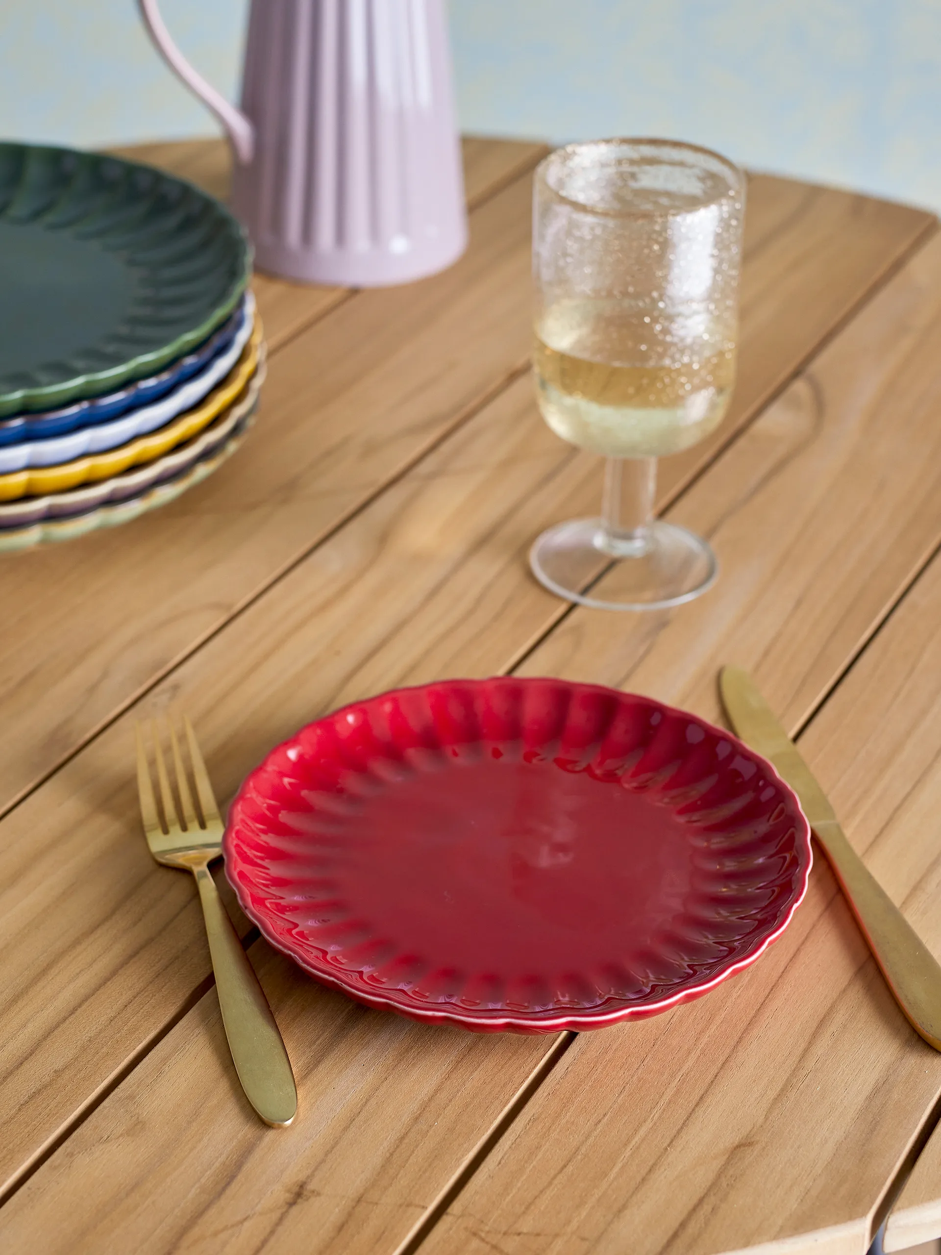 Latina asjett Ø20 cm, Red Bloomingville