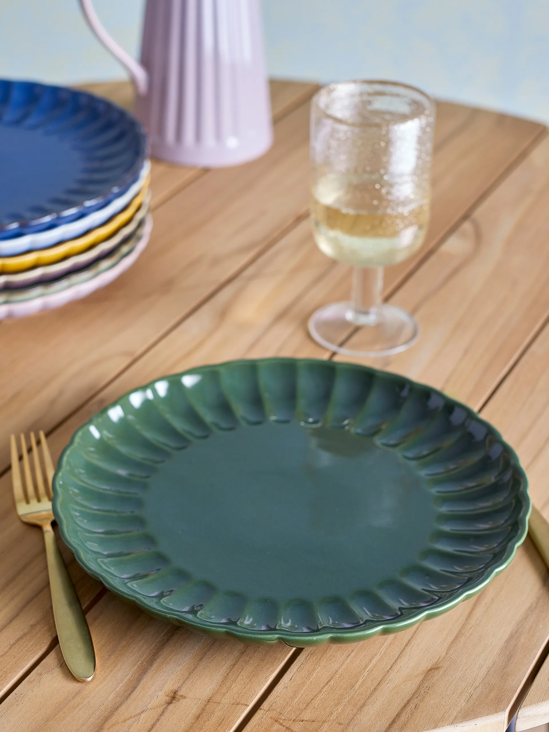 Latina tallerken Ø27 cm, Green Bloomingville