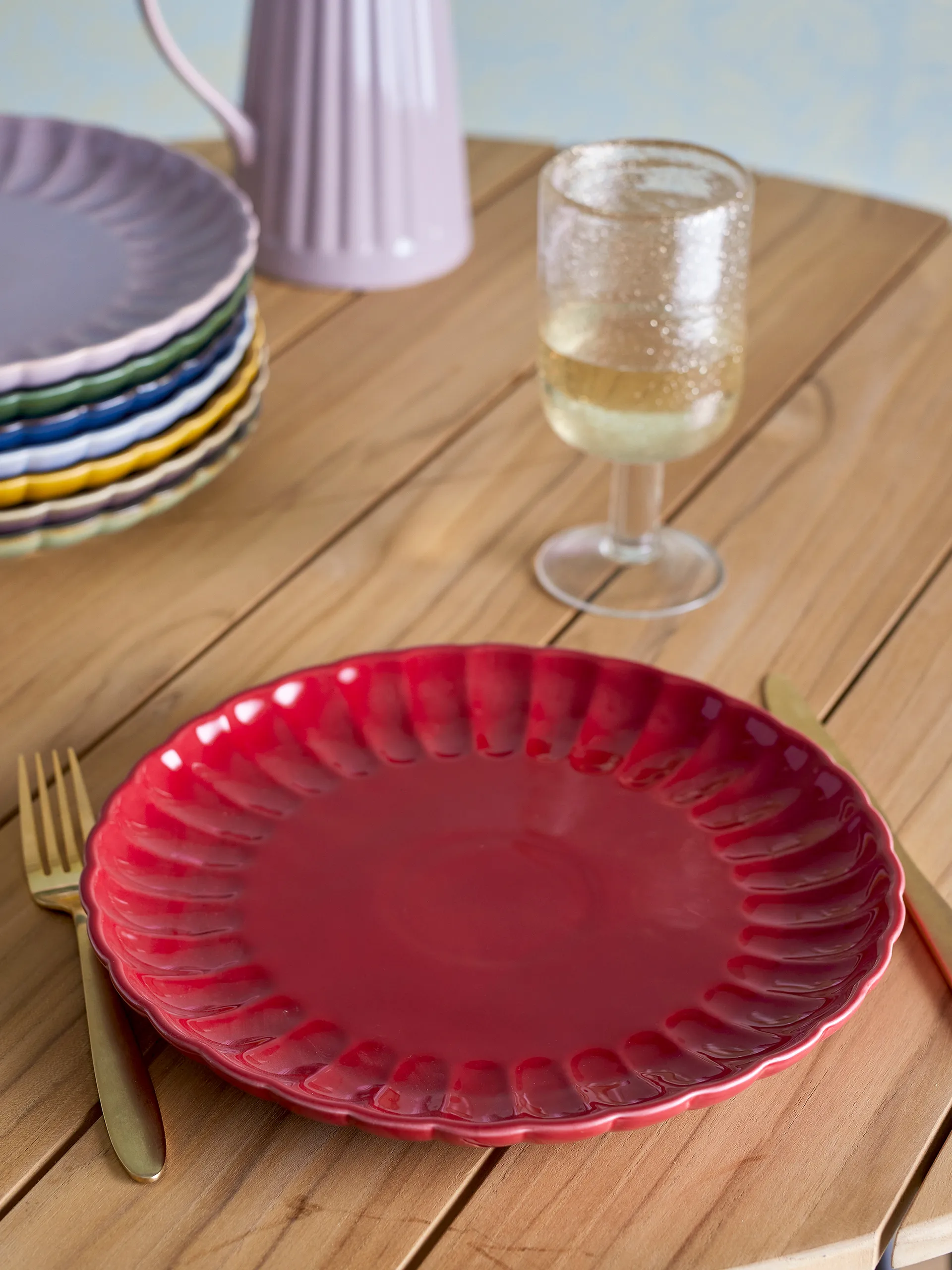 Latina tallerken Ø27 cm, Red Bloomingville