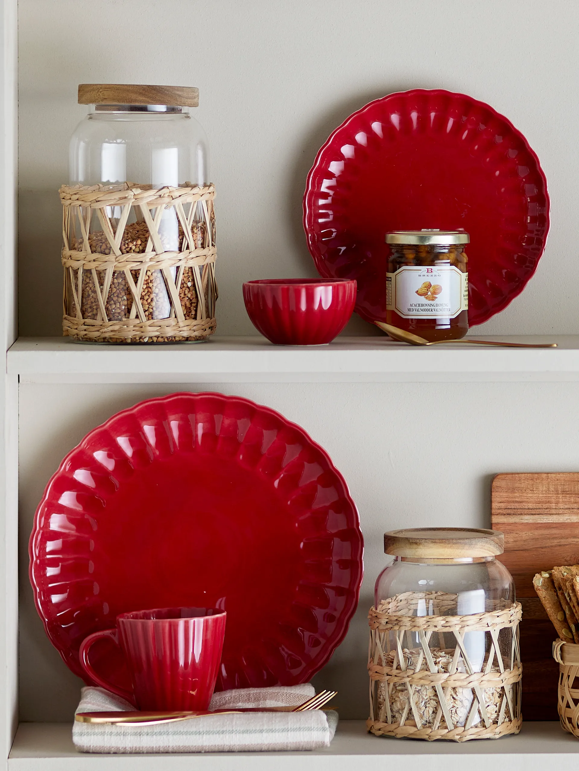 Latina tallerken Ø27 cm, Red Bloomingville