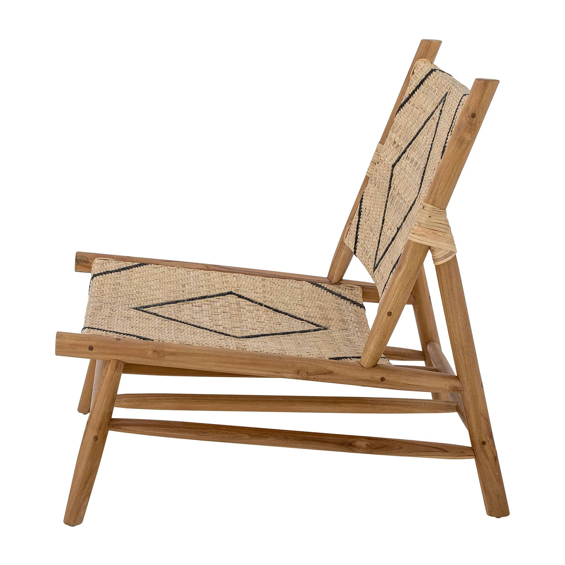 Lennox loungestol, Natur-teak Bloomingville
