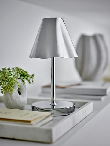 Lianna portabel bordlampe 28 cm - Sølv - Bloomingville