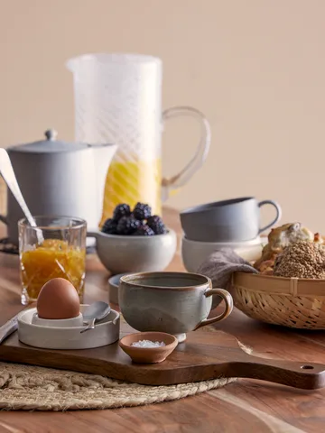 Lila eggeglass sett med 2 stk. - Grå-hvit - Bloomingville