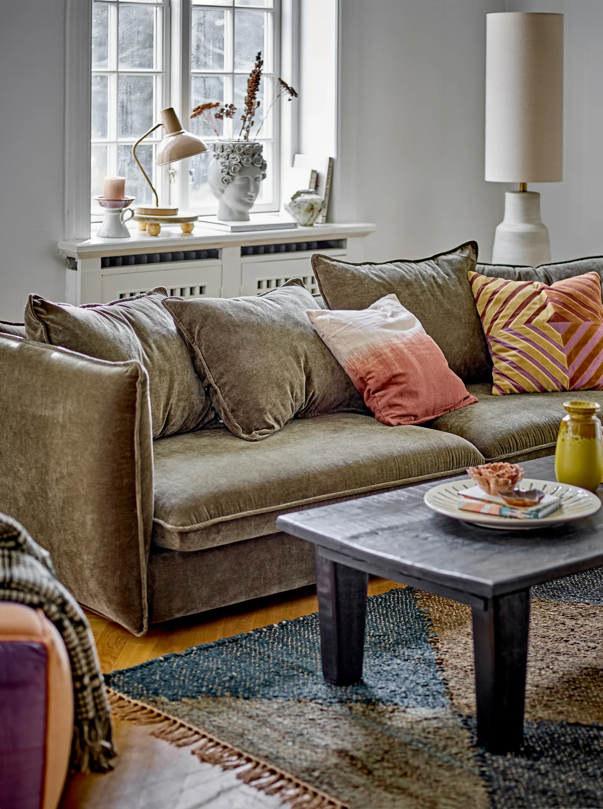 Linetta gulvlampe Ø28x113 cm, Hvit Bloomingville