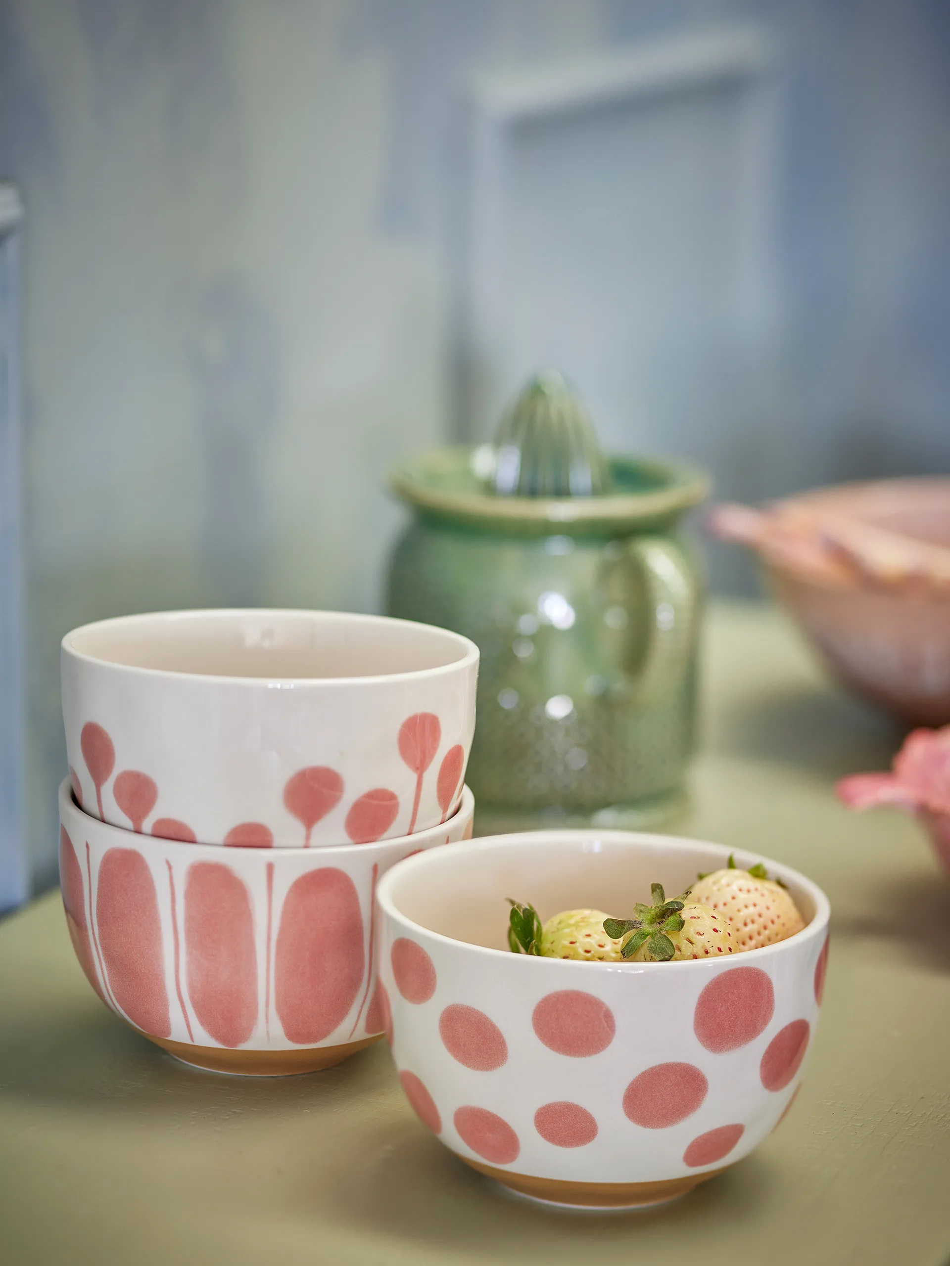 Linora bolle 58 cl 3 deler, Rose Bloomingville