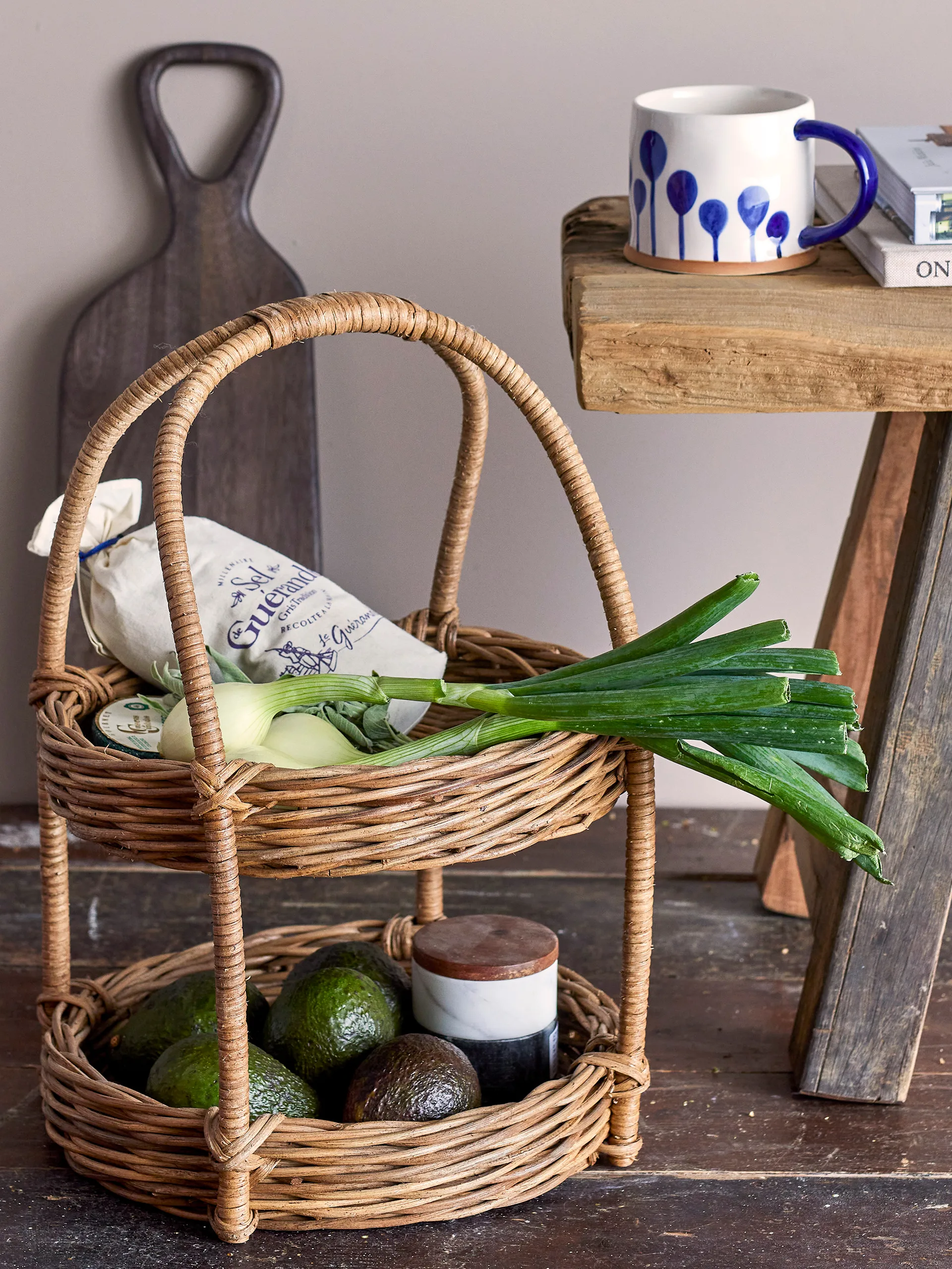 Linora krus 45 cl 3 pk, Blå Bloomingville