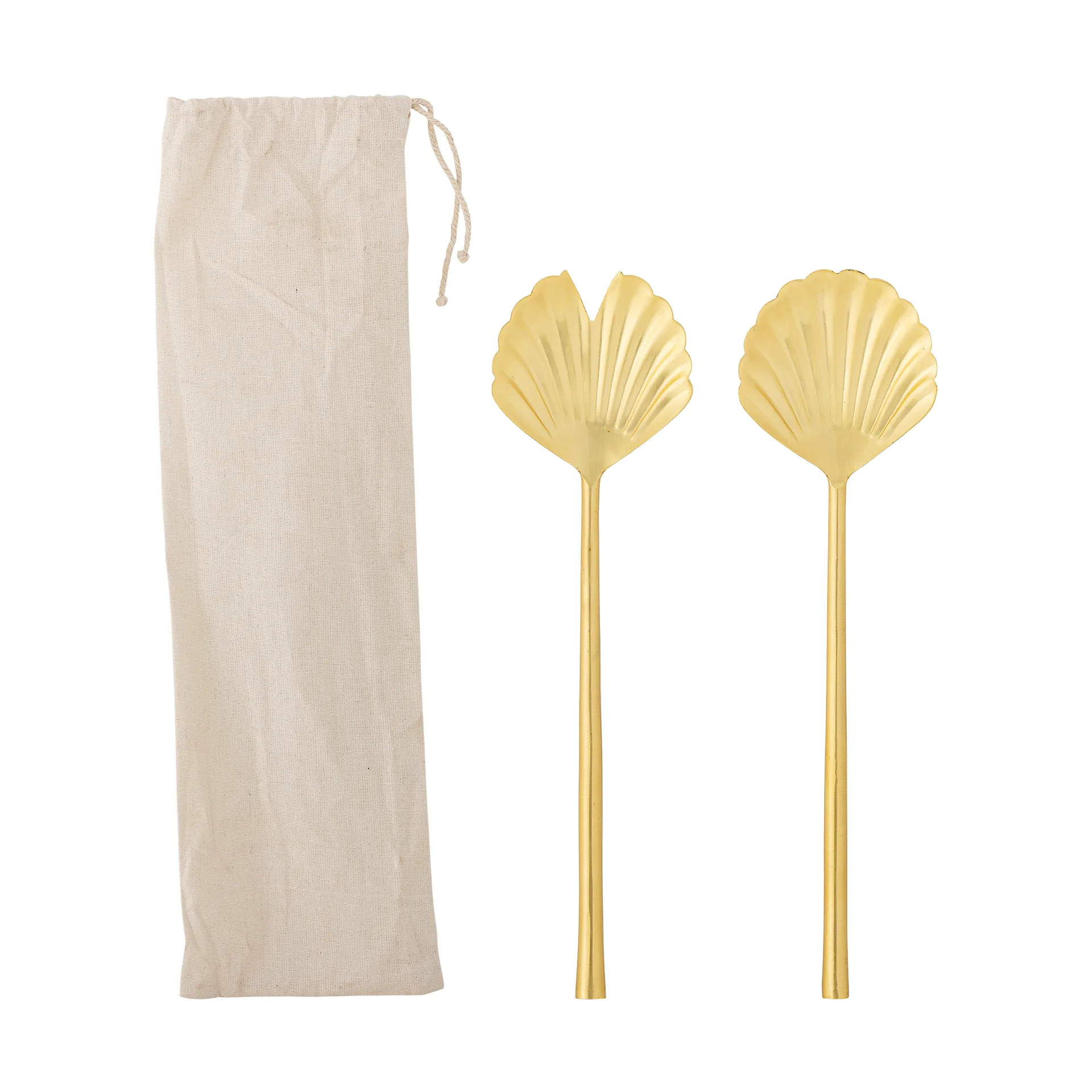 Loreta salatbestikk 2 deler, Gull Bloomingville