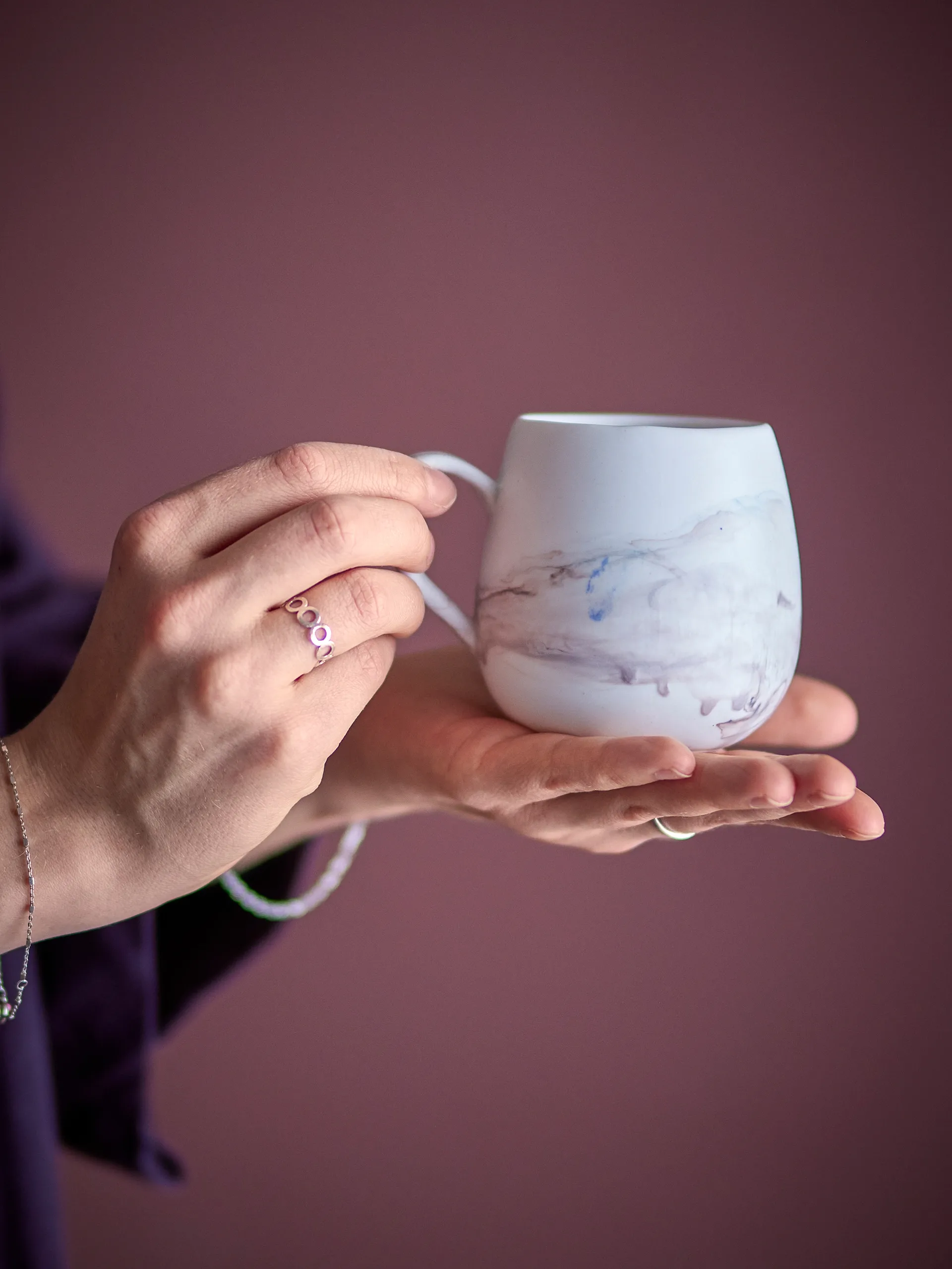 Lyre kopp 4-pakning, Brun Bloomingville