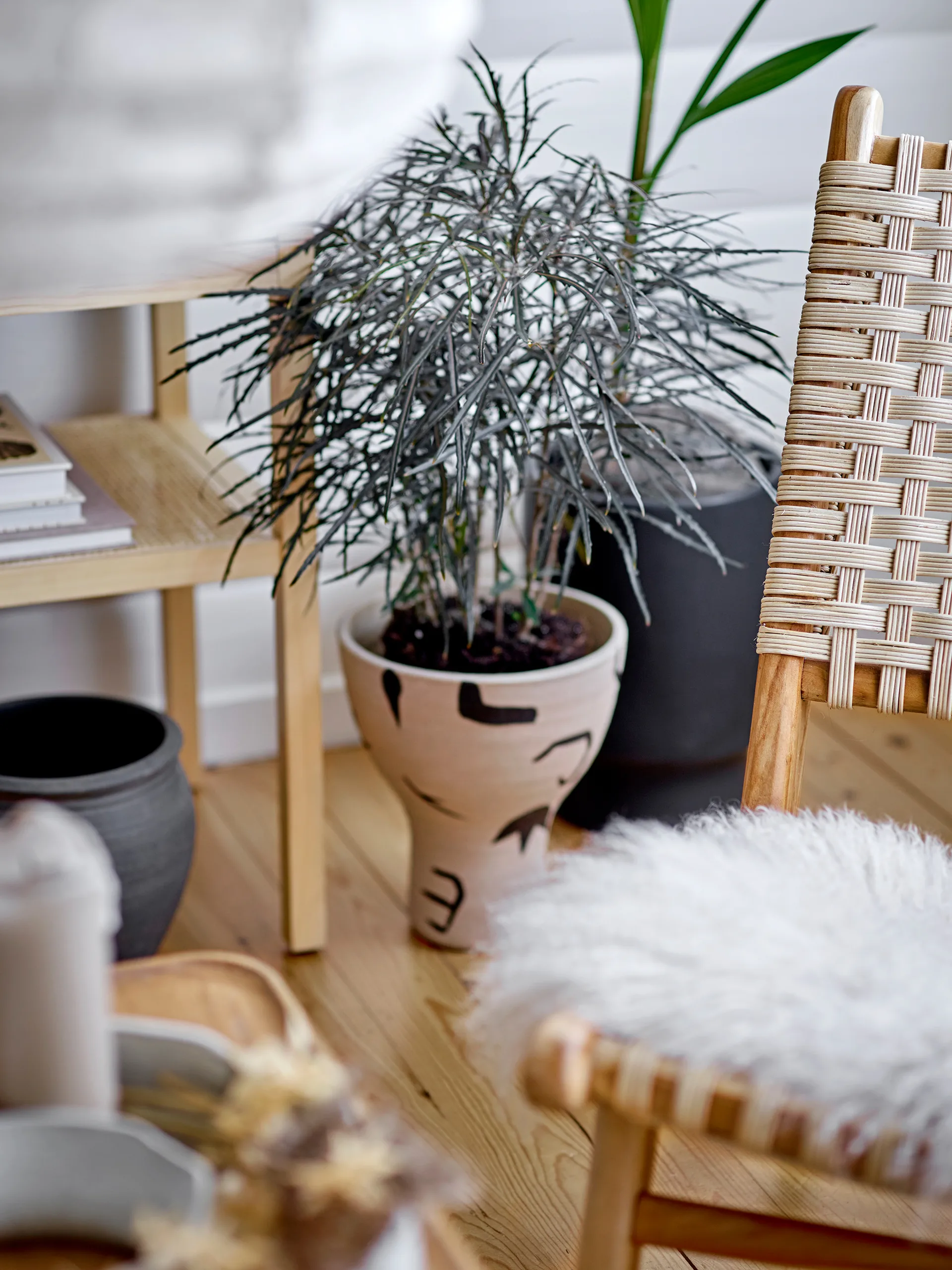 Mac krukke Ø 24,5 cm, Sort Bloomingville