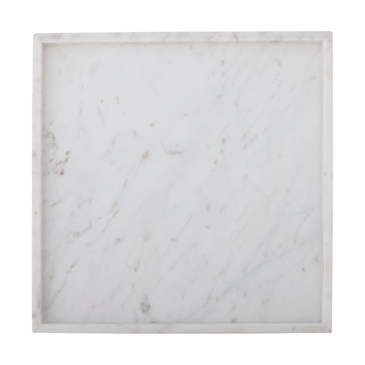 Majsa dekorasjonsbrett 35x35 cm - White marble - Bloomingville