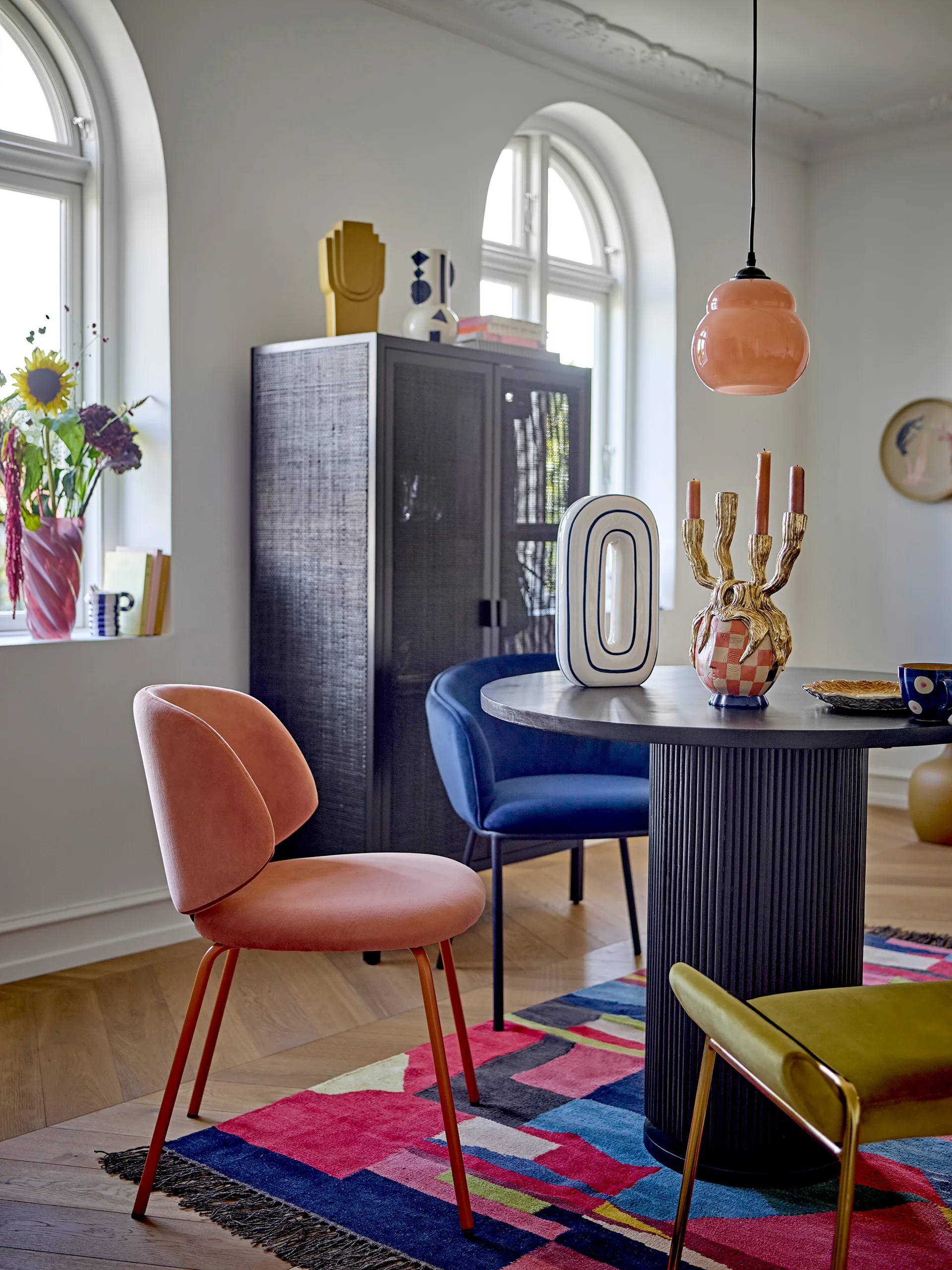 Marikka skap 85 x 40 x 150 cm, Black Bloomingville