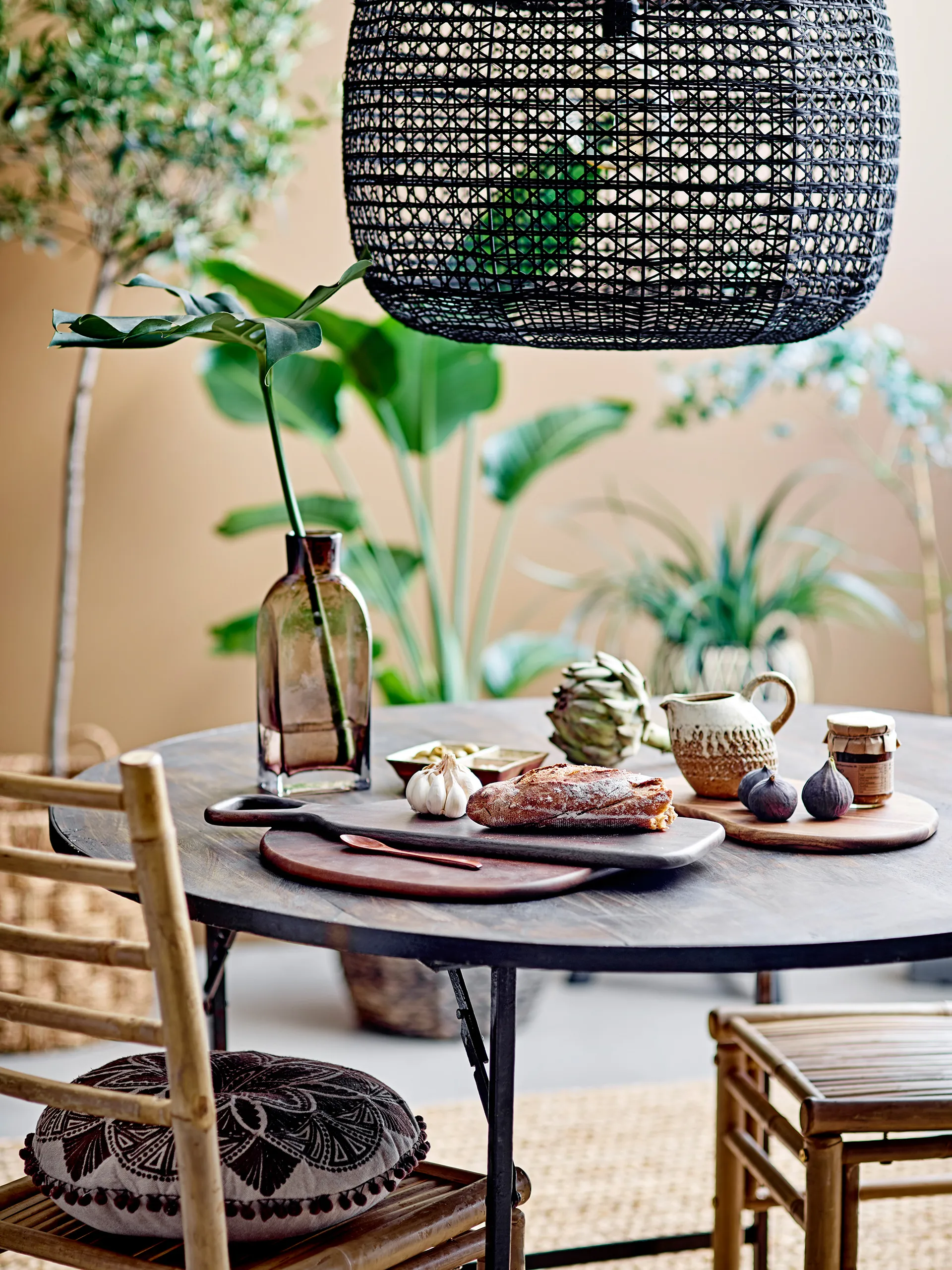 Marla taklampe Ø 60 cm, Svart Bloomingville