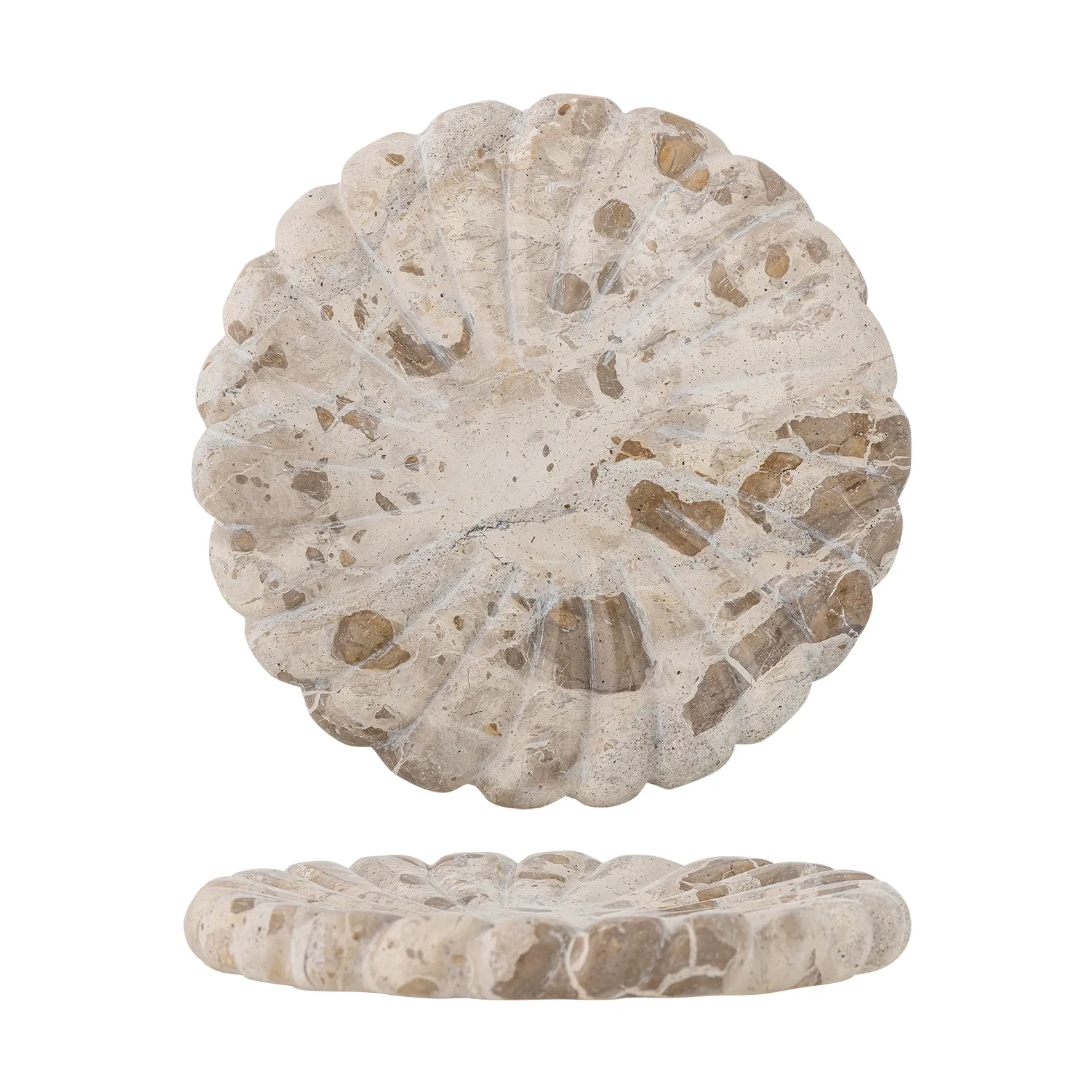 Marlie brett marmor Ø22,5 cm, Natur Bloomingville