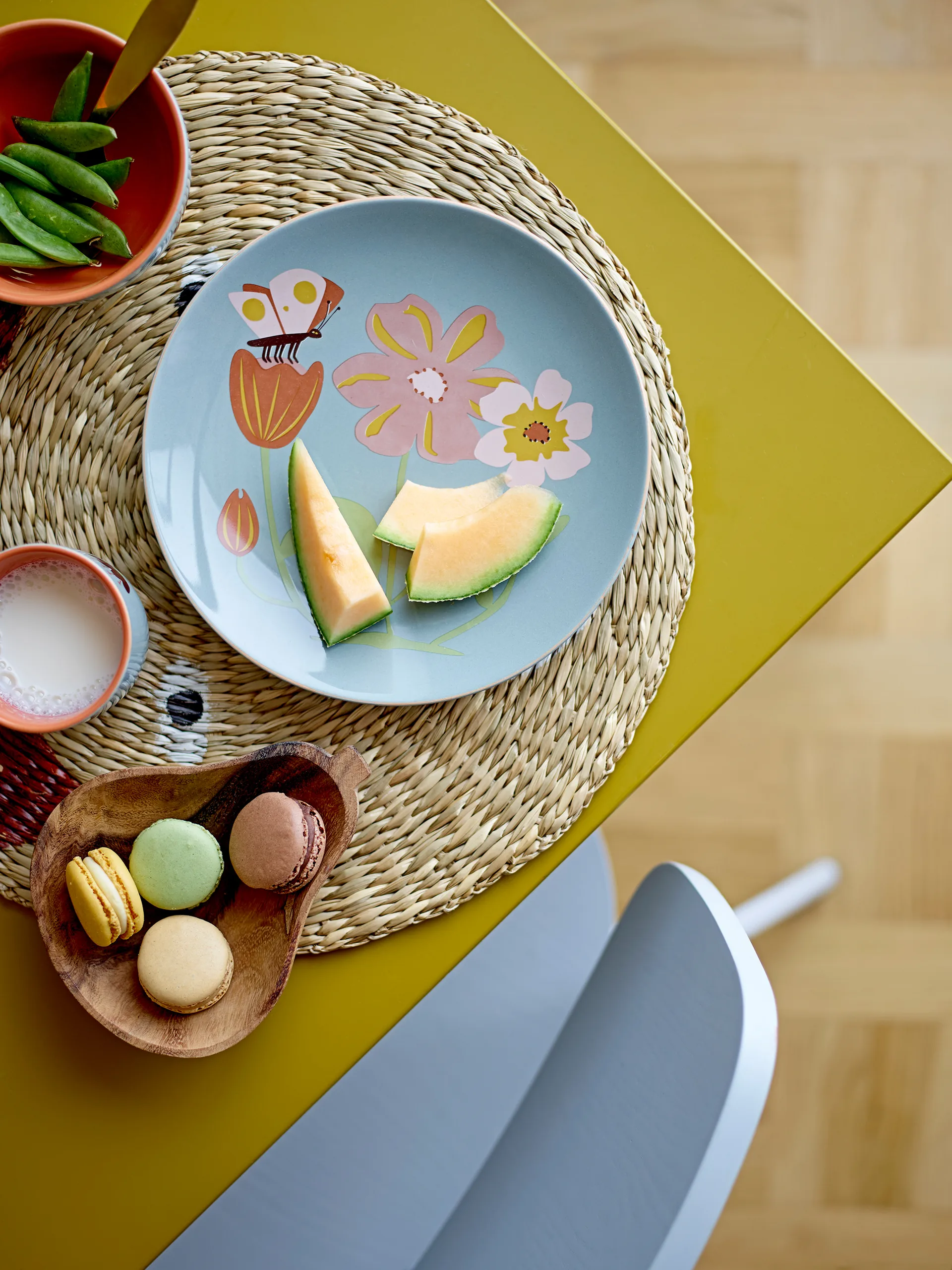 Meadow barneservise steingods 3 deler, Blomster Bloomingville