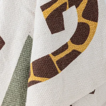 Memmo bomullspledd160x130 cm - Natur - Bloomingville