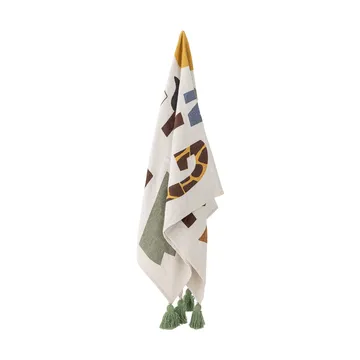 Memmo bomullspledd160x130 cm - Natur - Bloomingville