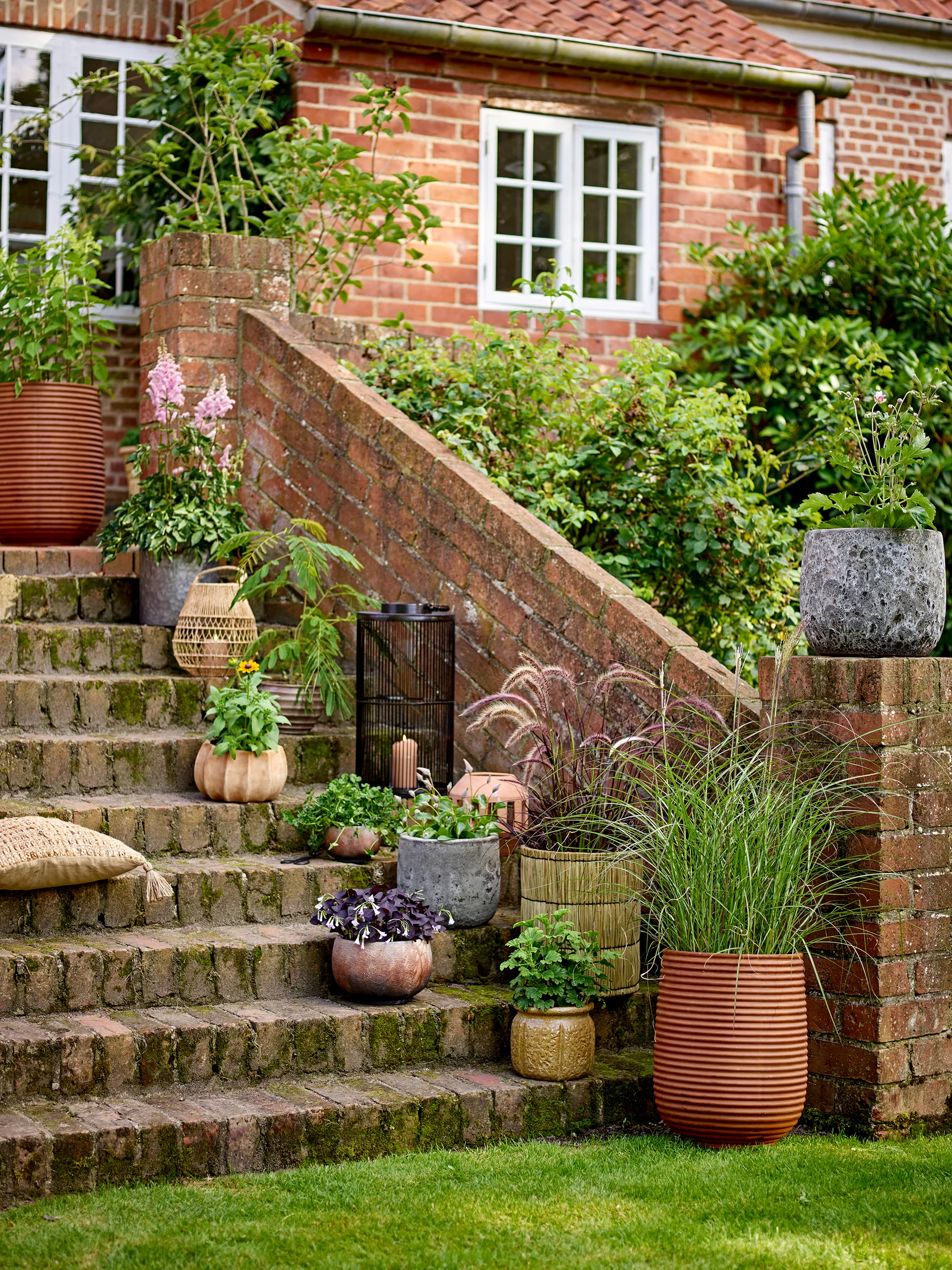 Mesola krukke 2 deler, Brun Bloomingville