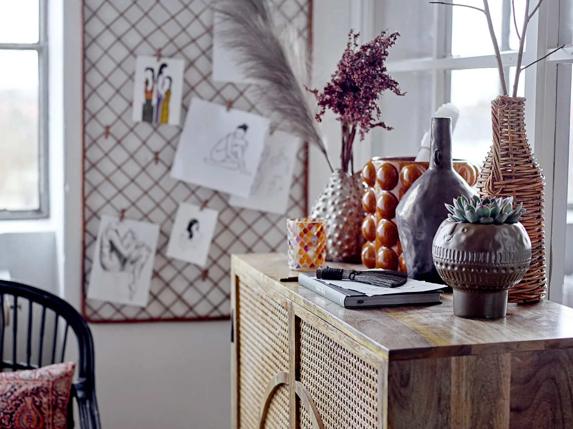 Mias vase 30,5 cm, Brun Bloomingville