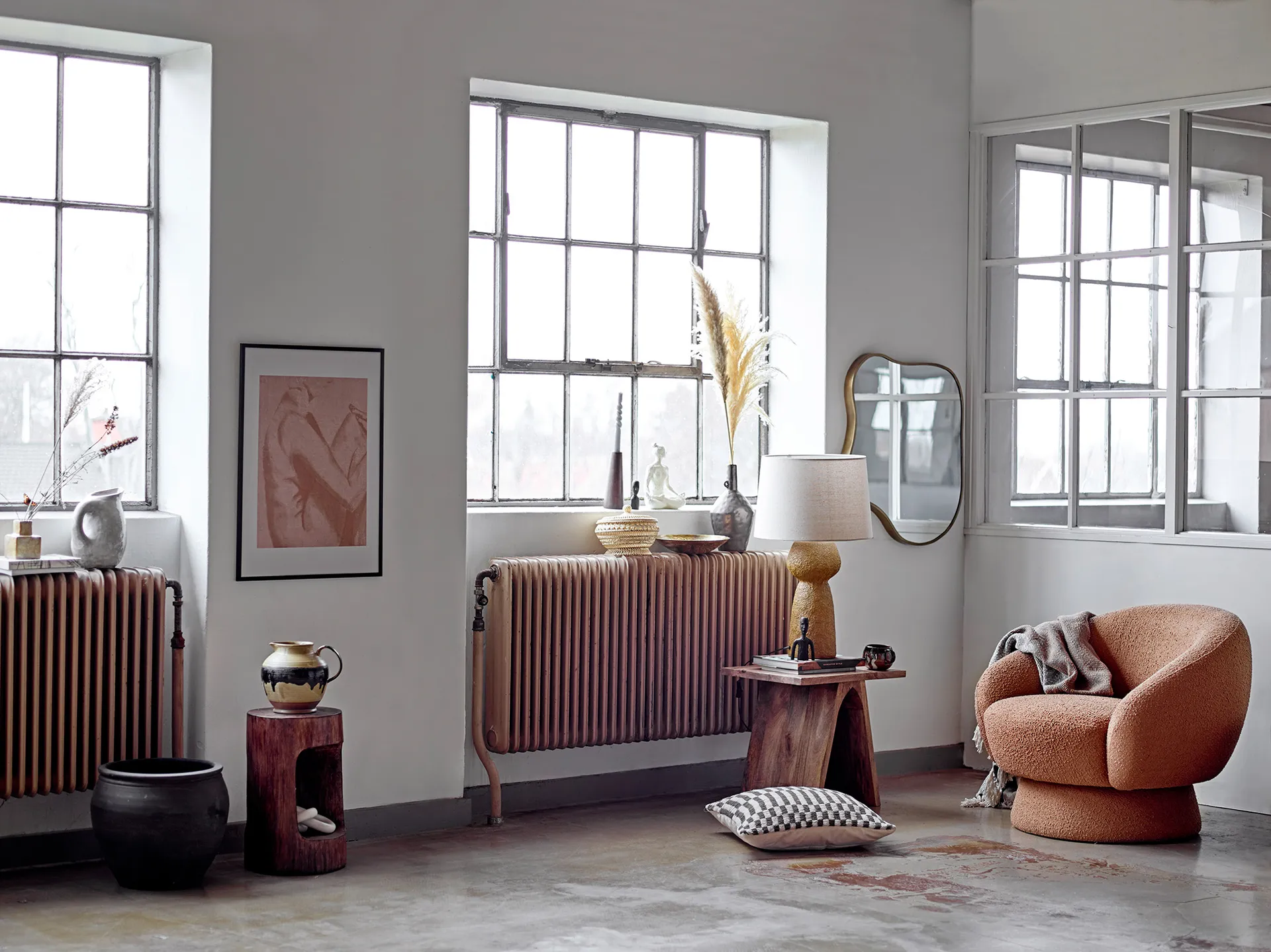 Mias vase 30,5 cm, Brun Bloomingville