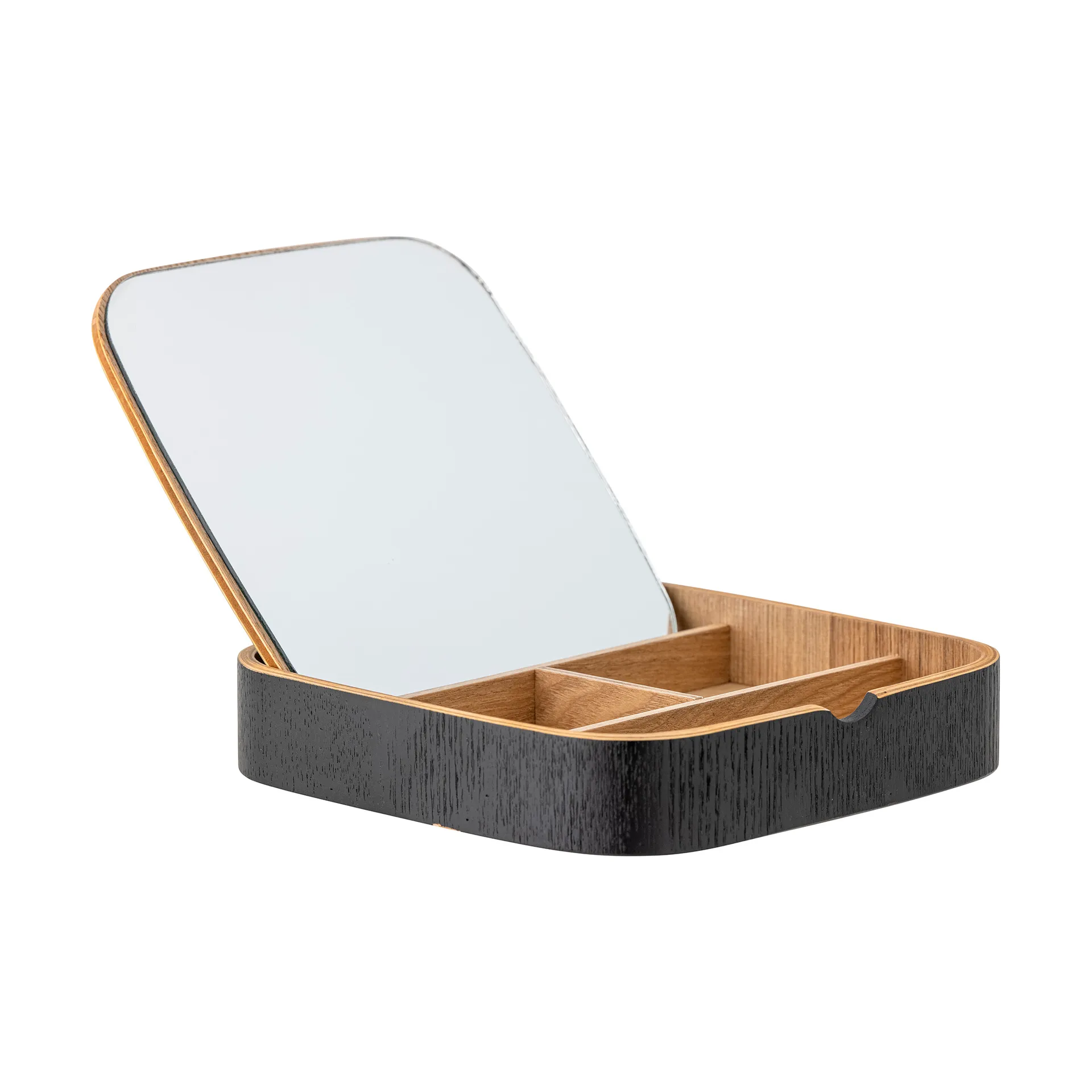 Mimmi bordspeil 19x19 cm, Black-oak Bloomingville