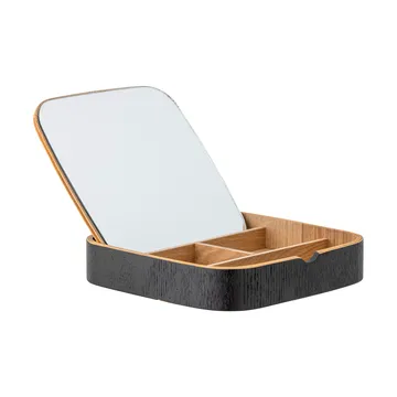 Mimmi bordspeil 19x19 cm - Black-oak - Bloomingville