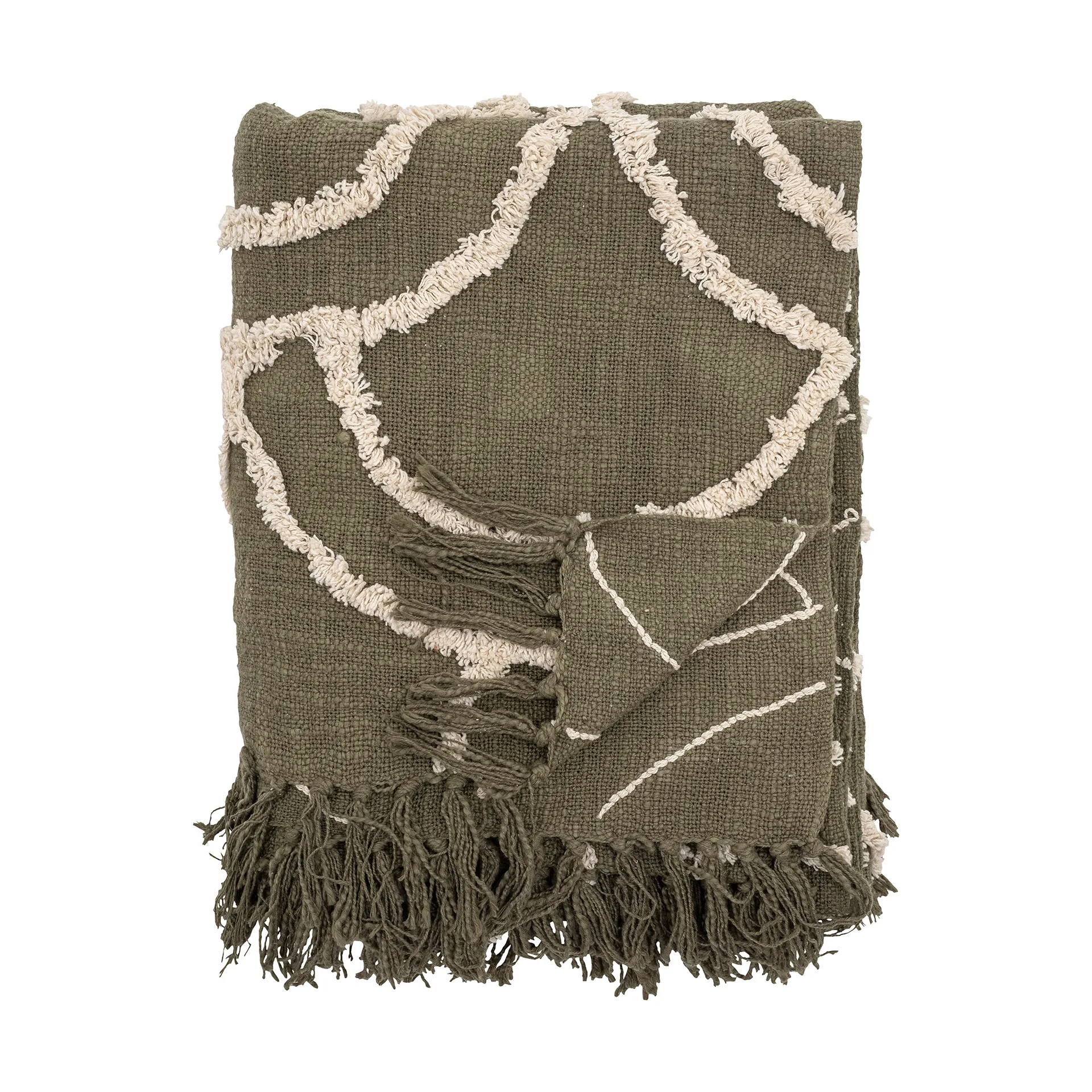 Mirfield pledd 125x150 cm, Green Bloomingville