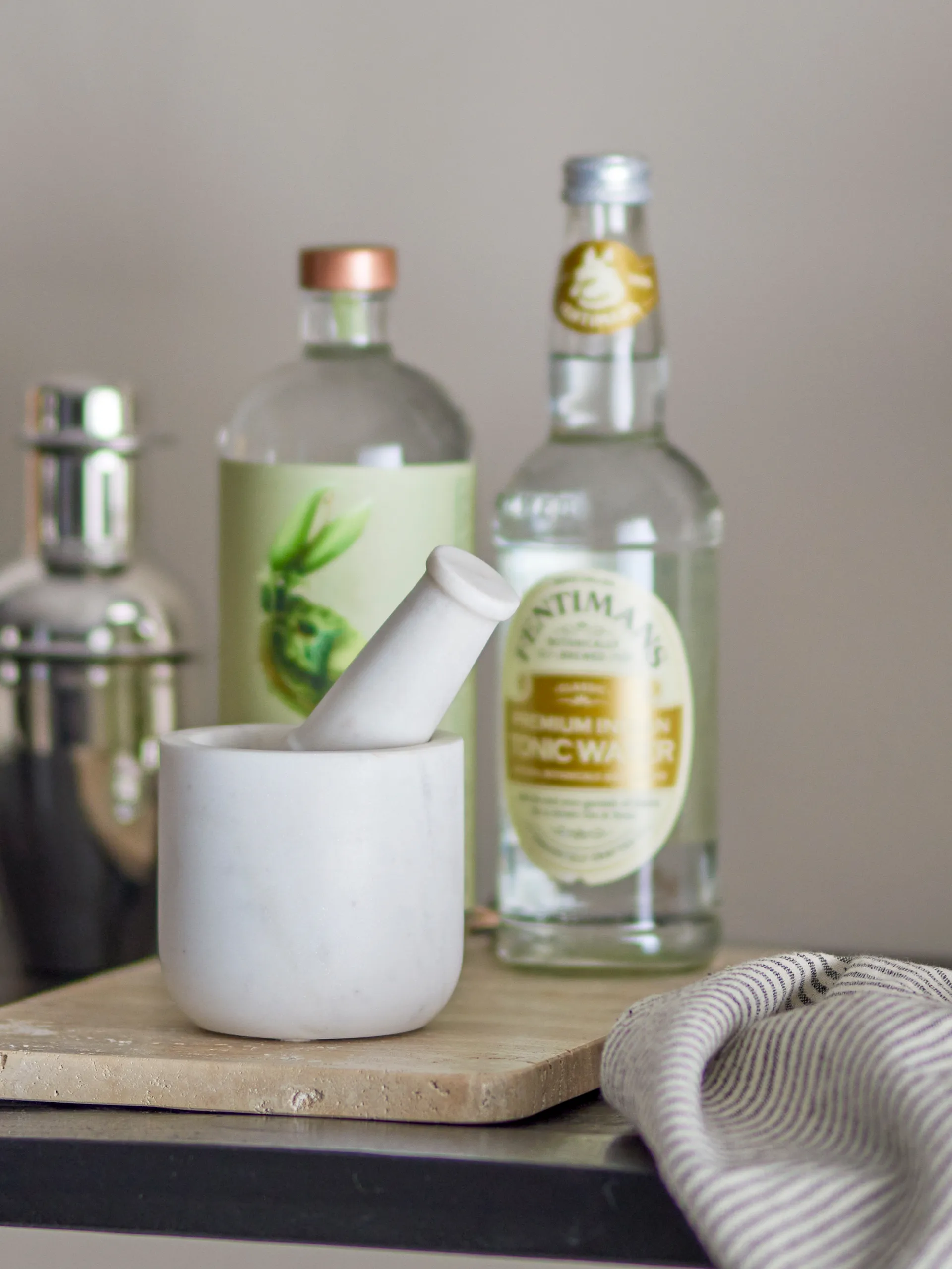 Misaki morter Ø9 cm, Marmor Bloomingville