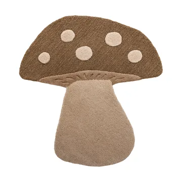 Mushroom teppe - Brun, ull - Bloomingville