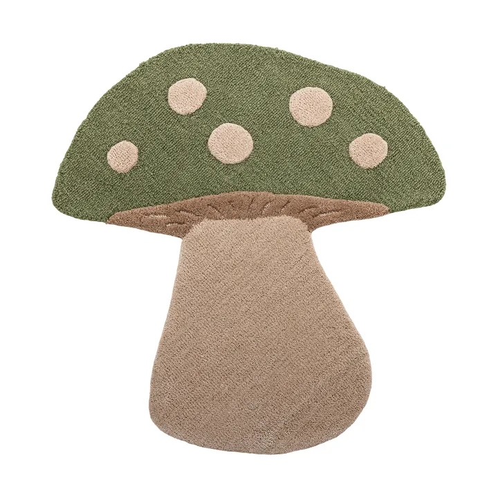 Mushroom teppe - Grønn, ull - Bloomingville
