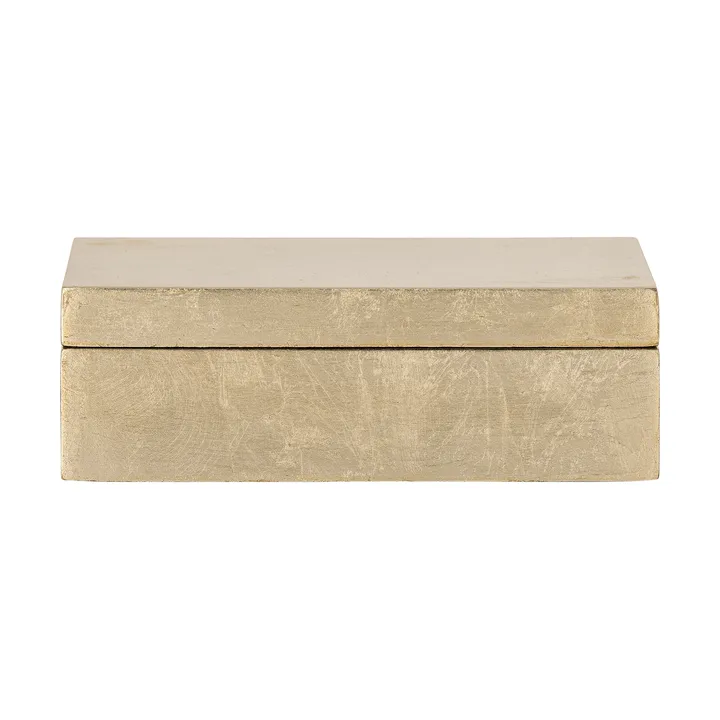 Nenon bolle med lokk - Gold, 15,5x11 cm - Bloomingville
