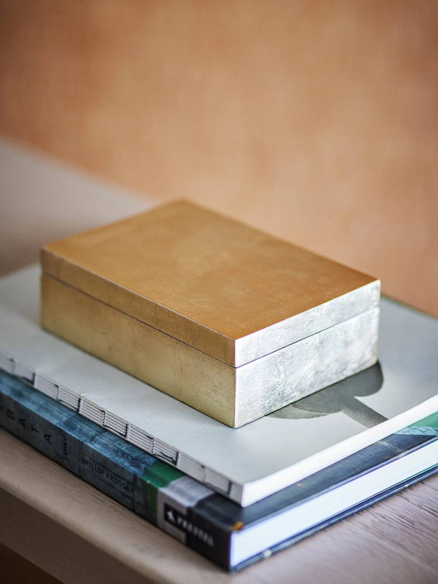 Nenon bolle med lokk, Gold, 15,5x11 cm Bloomingville