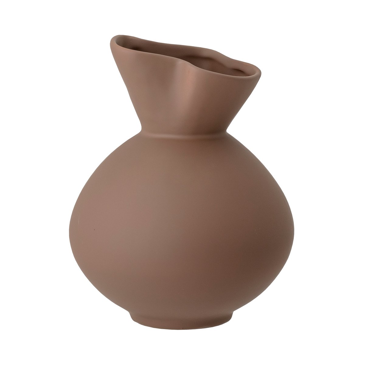 Bilde av Bloomingville Nica vase 20 cm Brun