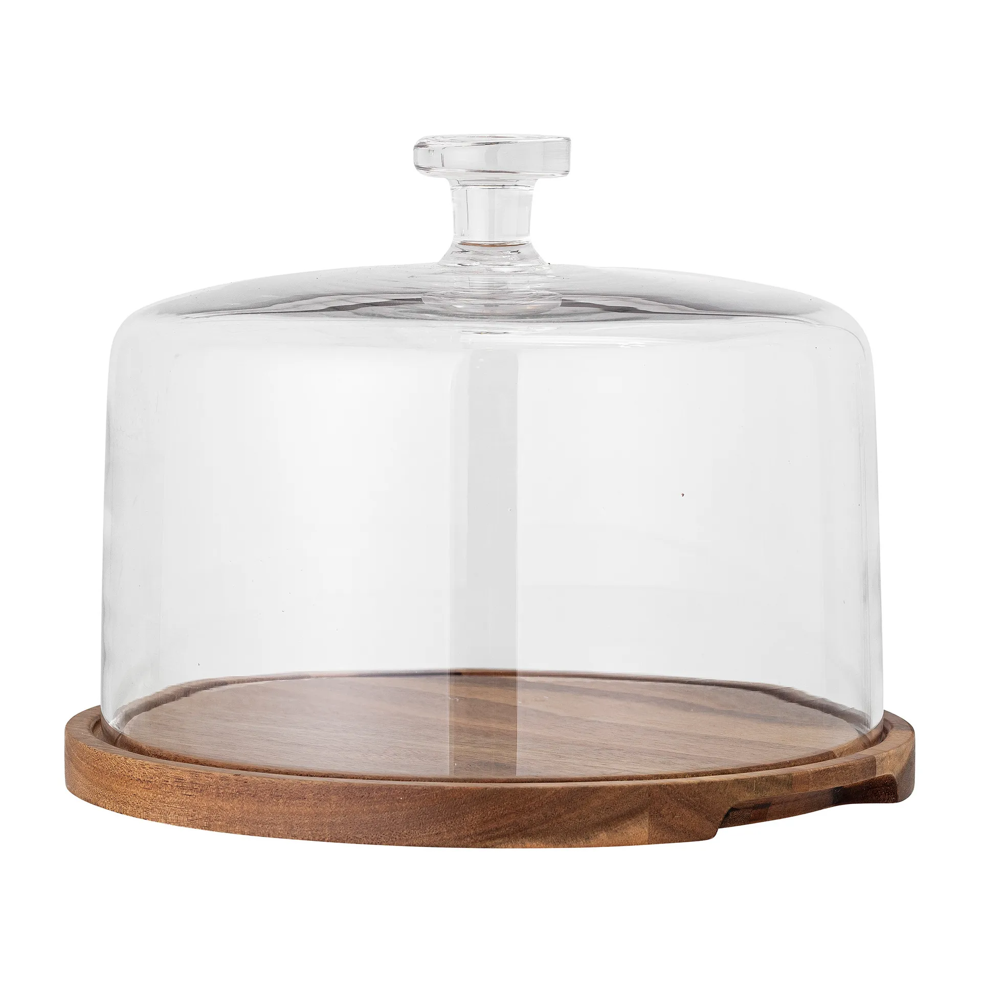 Nici kakefat med glasslokk Ø 29,5 cm, Natur Bloomingville