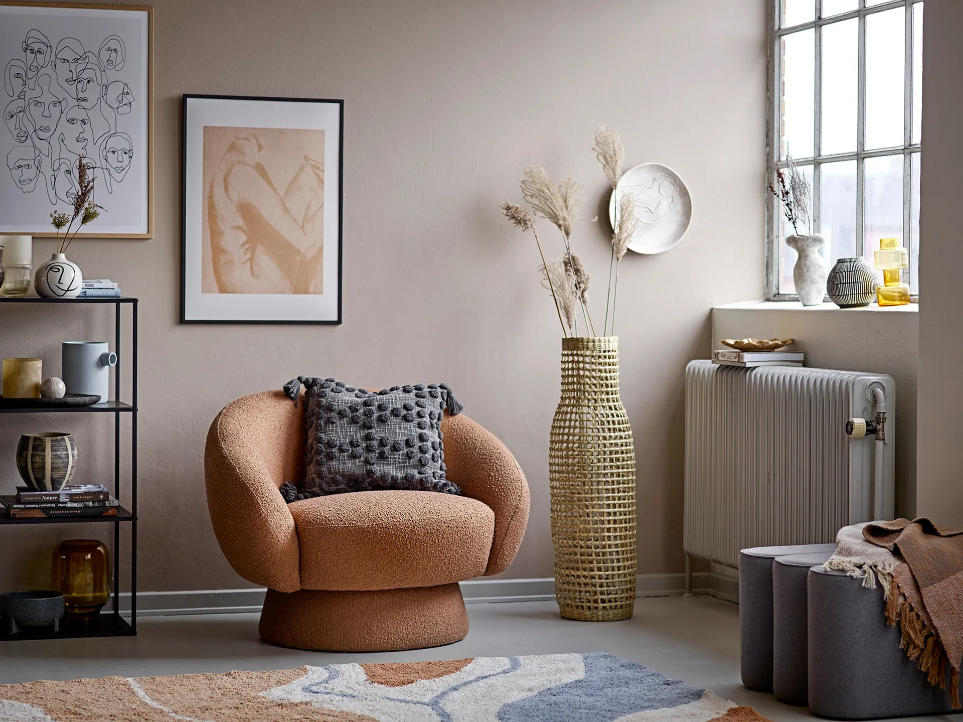 Norma vase 13,5 cm, Hvit Bloomingville