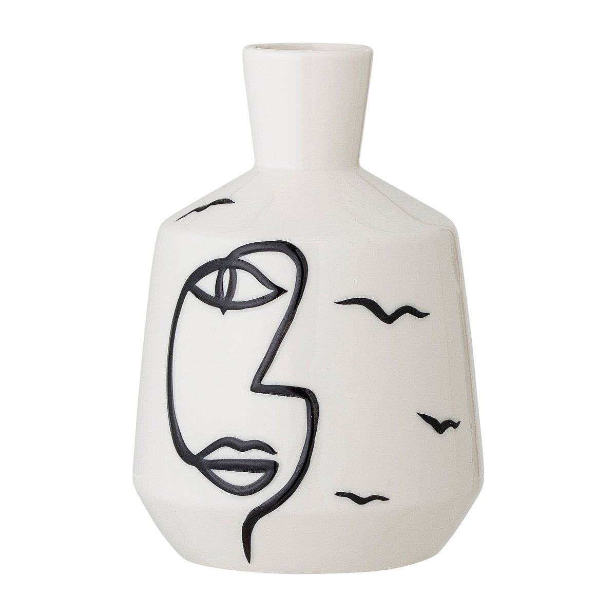 Bilde av Bloomingville Norma vase 155 cm Hvit