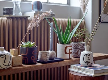 Norma vase 15,5 cm - Hvit - Bloomingville