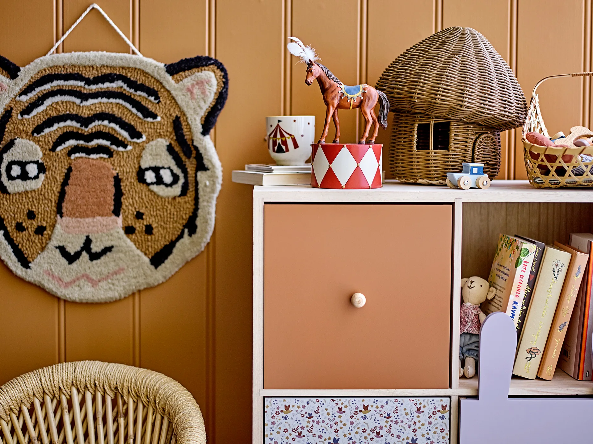 Pacey veggdekorasjon Ø 40 cm, Tiger Bloomingville